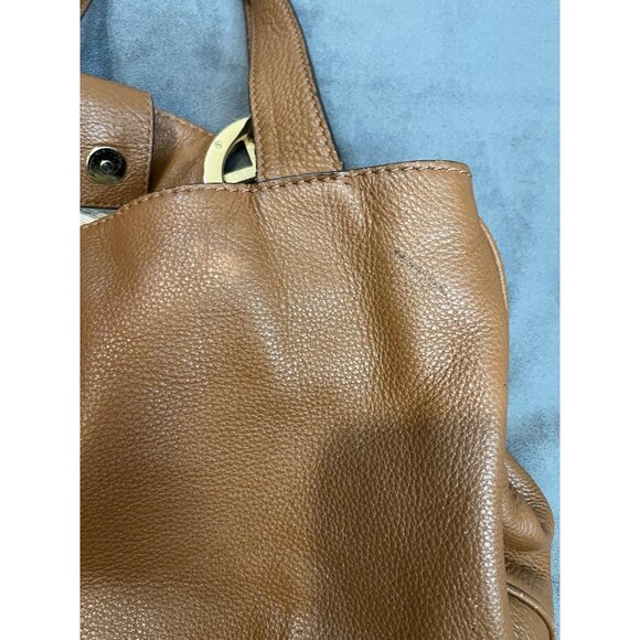 Michael Kors Fulton Large Leather East West Tote Bag luggage color - Picture 12 of 16